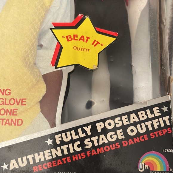 New in the box, vintage Michael Jackson doll of the 80s - Picture 11 of 12